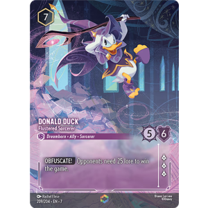 Enchanted Donald Duck - Flustered Sorcerer 209/204 Disney Lorcana TCG Archazia's Island