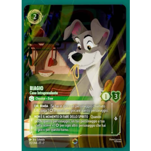 Enchanted Tramp - Enterprising Dog 212/204 Disney Lorcana TCG Archazia's Island