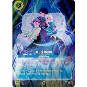 Super Rare All Is Found 220/204 Disney Lorcana TCG Archazia's Island