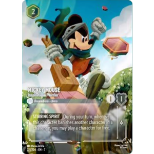 Enchanted Mickey Mouse - Inspirational Warrior 221/204 Disney Lorcana TCG Archazia's Island