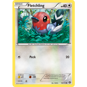 Fletchling 94/114 Pokemon TCG XY Steam Siege