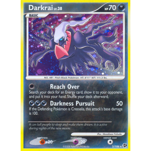 Rare Holo Darkrai 3/106 Pokemon TCG Diamond & Pearl Great Encounters