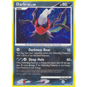 Rare Holo Darkrai 4/106 Pokemon TCG Diamond & Pearl Great Encounters