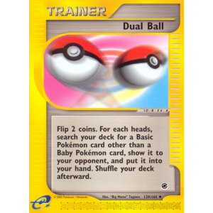 Dual Ball 139/165 Pokemon TCG E-Card Expedition Base Set