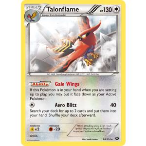 Talonflame 96/114 Pokemon TCG XY Steam Siege