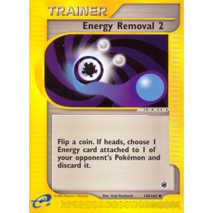 Energy Removal 2 140/165 Pokemon TCG E-Card Expedition Base Set