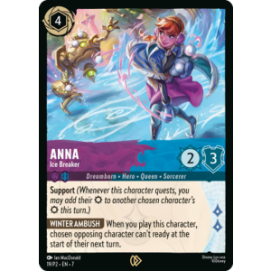 Promo Anna - Ice Breaker 19/204 Disney Lorcana TCG Promo Set 2