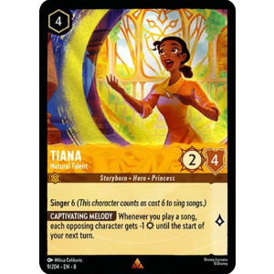 Tiana - Natural Talent 9/204 Disney Lorcana TCG Reign of Jafar