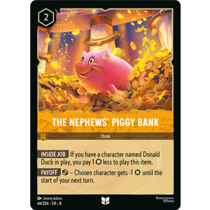 The Nephews' Piggy Bank 44/204 Disney Lorcana TCG Reign of Jafar
