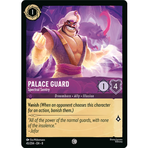 Super Rare Palace Guard - Spectral Sentry 45/204 Disney Lorcana TCG Reign of Jafar