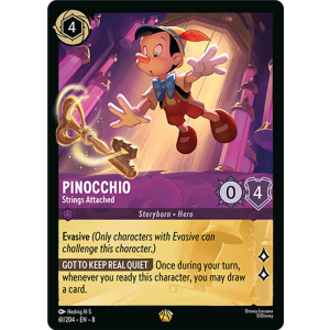 Legendary Pinocchio - Strings Attached 61/204 Disney Lorcana TCG Reign of Jafar