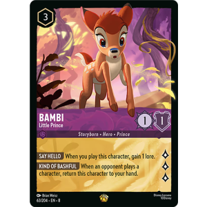 Bambi - Little Prince 63/204 Disney Lorcana TCG Reign of Jafar