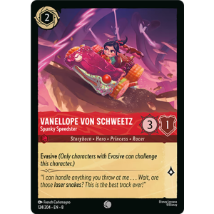 Vanellope Von Schweetz - Spunky Speedster 124/204 Disney Lorcana TCG Reign of Jafar