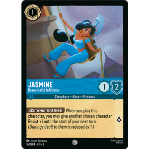 Jasmine - Resourceful Infiltrator 162/204 Disney Lorcana TCG Reign of Jafar