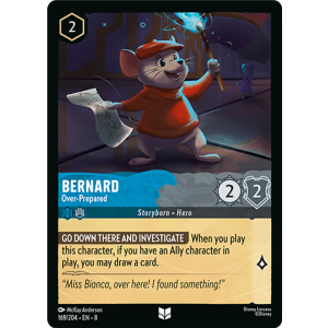 Bernard - Over-Prepared 169/204 Disney Lorcana TCG Reign of Jafar