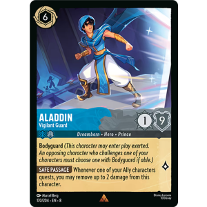 Aladdin - Vigilant Guard 170/204 Disney Lorcana TCG Reign of Jafar