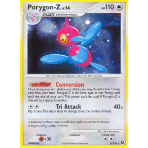 Rare Holo Porygon-Z 6/106 Pokemon TCG Diamond & Pearl Great Encounters