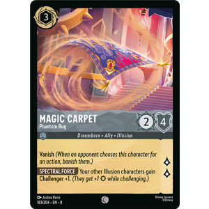 Magic Carpet - Phantom Rug 183/204 Disney Lorcana TCG Reign of Jafar