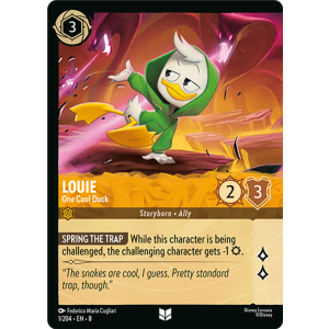 Louie - One Cool Duck 1/204 Disney Lorcana TCG Reign of Jafar