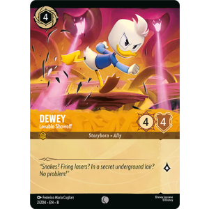Dewey - Lovable Showoff 2/204 Disney Lorcana TCG Reign of Jafar
