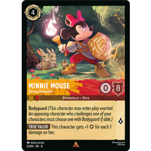 Minnie Mouse - Daring Defender 6/204 Disney Lorcana TCG Reign of Jafar