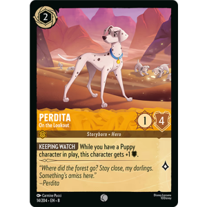 Perdita - On the Lookout 14/204 Disney Lorcana TCG Reign of Jafar