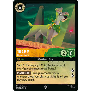 Super Rare Tramp - Dapper Rascal 22/204 Disney Lorcana TCG Reign of Jafar