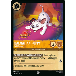 Dalmatian Puppy - Tail Wagger 38/204 Disney Lorcana TCG Reign of Jafar