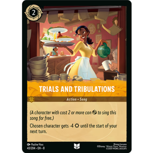 Trials And Tribulations 43/204 Disney Lorcana TCG Reign of Jafar