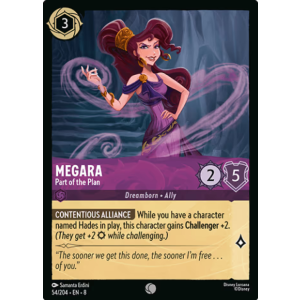 Megara - Part of the Plan 54/204 Disney Lorcana TCG Reign of Jafar