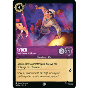 Ryder - Fleet-Footed Infiltrator 56/204 Disney Lorcana TCG Reign of Jafar