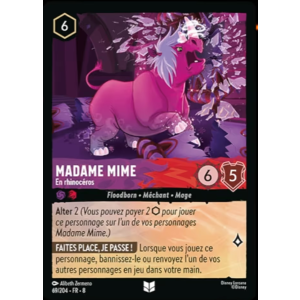 Madam Mim - As Rhinoceros 69/204 Disney Lorcana TCG Reign of Jafar