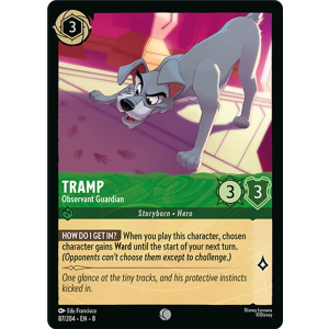Tramp - Observant Guardian 87/204 Disney Lorcana TCG Reign of Jafar