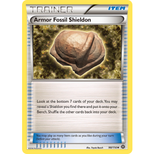 Armor Fossil Shieldon 98/114 Pokemon TCG XY Steam Siege