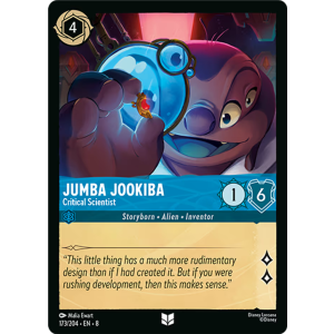 Jumba Jookiba - Critical Scientist 173/204 Disney Lorcana TCG Reign of Jafar