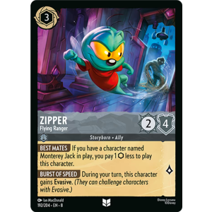 Zipper - Flying Ranger 192/204 Disney Lorcana TCG Reign of Jafar