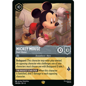 Legendary Mickey Mouse - Giant Mouse 199/204 Disney Lorcana TCG Reign of Jafar