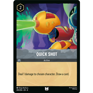 Quick Shot 203/204 Disney Lorcana TCG Reign of Jafar