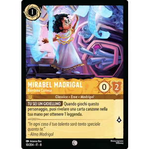 Mirabel Madrigal - Curious Child 10/204 Disney Lorcana TCG Reign of Jafar