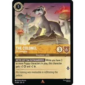 The Colonel - Old Sheepdog 17/204 Disney Lorcana TCG Reign of Jafar