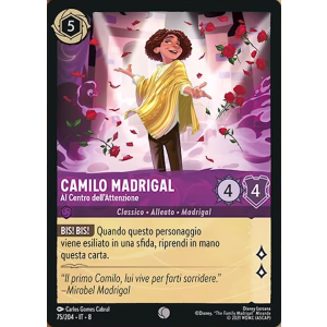 Camilo Madrigal - At the Center of Attention 75/204 Disney Lorcana TCG Reign of Jafar