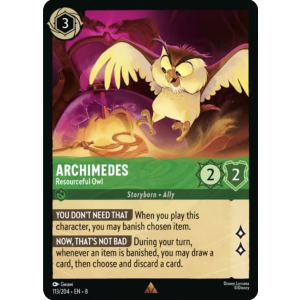 Archimedes - Resourceful Owl 113/204 Disney Lorcana TCG Reign of Jafar