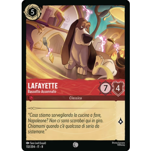 Lafayette - Sleepy Dachshund 132/204 Disney Lorcana TCG Reign of Jafar