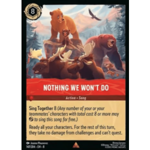 Nothing We Won't Do 147/204 Disney Lorcana TCG Reign of Jafar