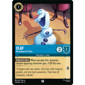 Olaf - Recapping the Story 156/204 Disney Lorcana TCG Reign of Jafar