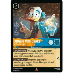 Ludwig Von Drake - All-Around Expert 7/204 Disney Lorcana TCG Reign of Jafar