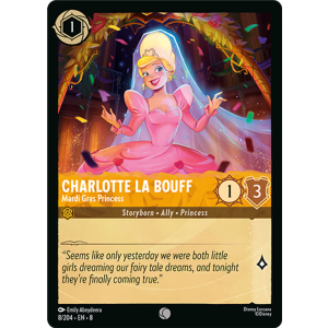 Charlotte La Bouff - Mardi Gras Princess 8/204 Disney Lorcana TCG Reign of Jafar