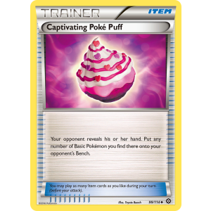 Captivating Poké Puff 99/114 Pokemon TCG XY Steam Siege