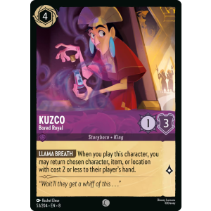 Kuzco - Bored Royal 53/204 Disney Lorcana TCG Reign of Jafar