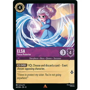 Elsa - Fierce Protector 60/204 Disney Lorcana TCG Reign of Jafar